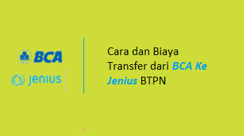 Transfer dari BCA Ke Jenius